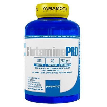 Glutamina Yamamoto Nutrition Glutamine Pro Kyowa Quality 200 tabs - Sklep Witaminki.pl