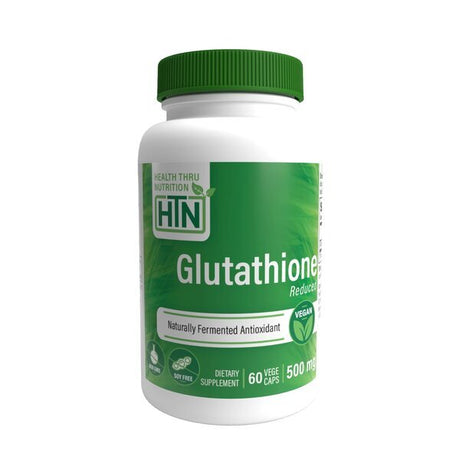 Glutation Health Thru Nutrition Glutathione Reduced 500mg 60 vcaps - Sklep Witaminki.pl