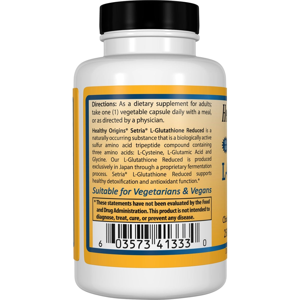 Glutation Healthy Origins L-Glutathione Reduced 250 mg 0 - Sklep Witaminki.pl