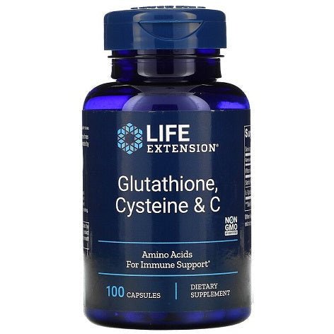 Glutation Life Extension Glutathione Cysteine & C 100 caps - Sklep Witaminki.pl