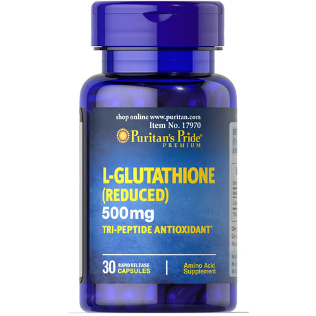 Glutation Puritan's Pride L-Glutathione 500 mg 30 caps - Sklep Witaminki.pl