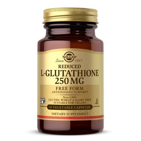 Glutation Solgar L-Glutathione 250 mg 30 vcaps - Sklep Witaminki.pl