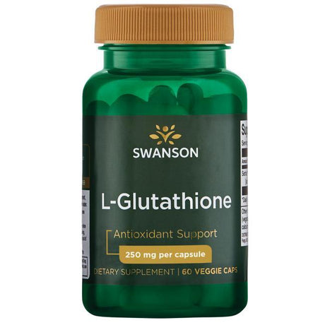 Glutation Swanson L-Glutathione 250mg 60 vcaps - Sklep Witaminki.pl
