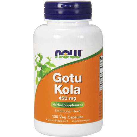 Gotu Kola NOW Foods Gotu Kola 450 mg 100 vcaps - Sklep Witaminki.pl