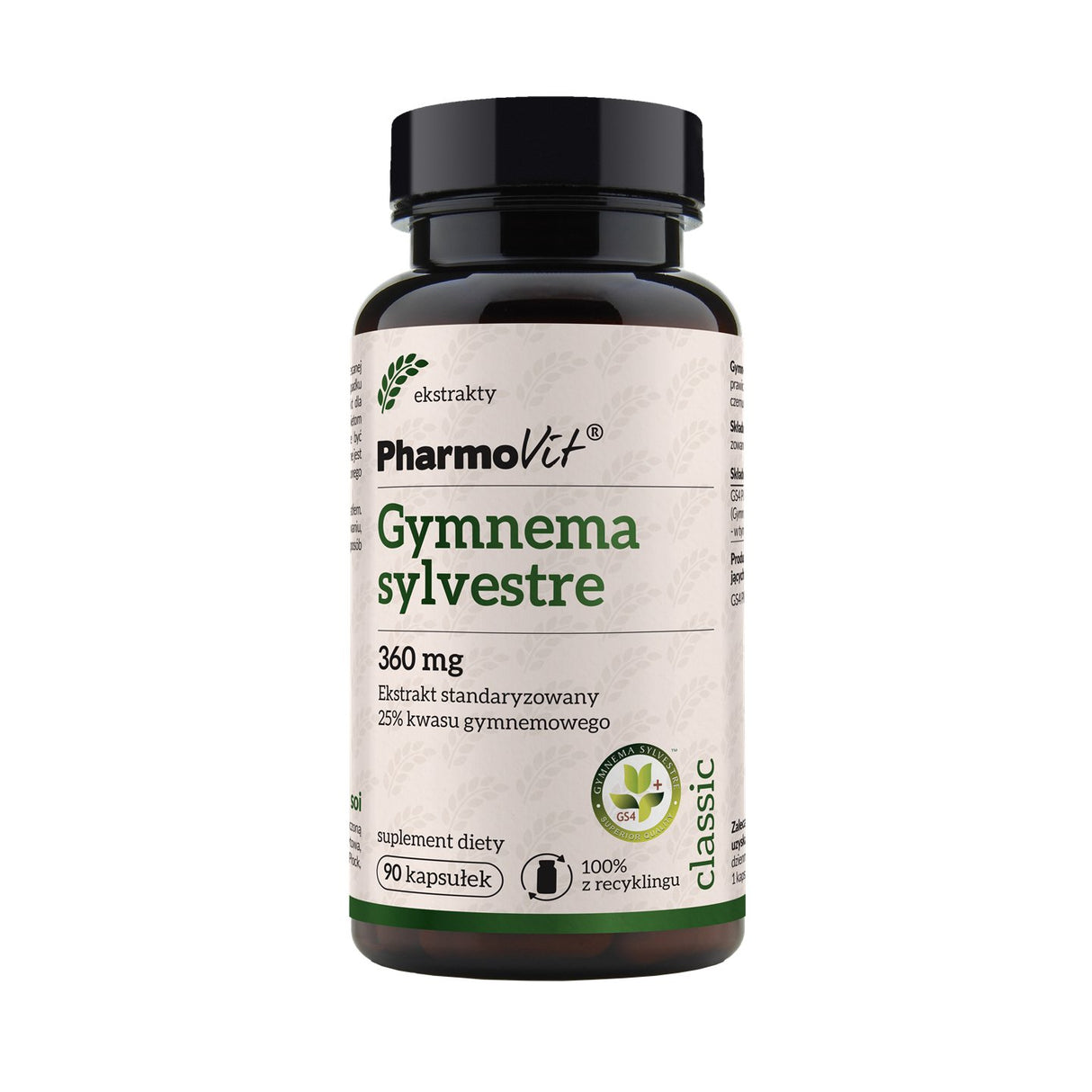 Gurmar PharmoVit Gymnema sylvestre 360 mg Ekstrakt standaryzowany 90 caps - Sklep Witaminki.pl