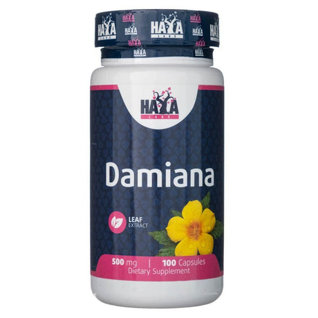 Haya Labs Damiana 500 mg 100 caps - Sklep Witaminki.pl