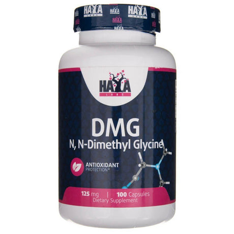 Haya Labs DMG (Dimetyloglicyna) 125 mg 100 caps - Sklep Witaminki.pl