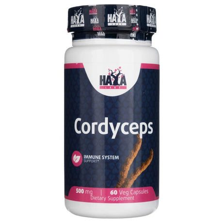 Haya Labs Kordyceps 500 mg 60 caps - Sklep Witaminki.pl
