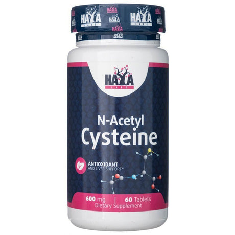 Haya Labs N-Acetyl Cysteina 600 mg 60 tabs - Sklep Witaminki.pl