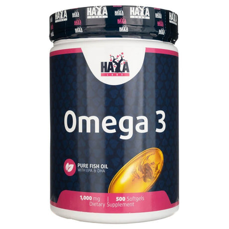 Haya Labs Omega 3 1000 mg 500 caps - Sklep Witaminki.pl