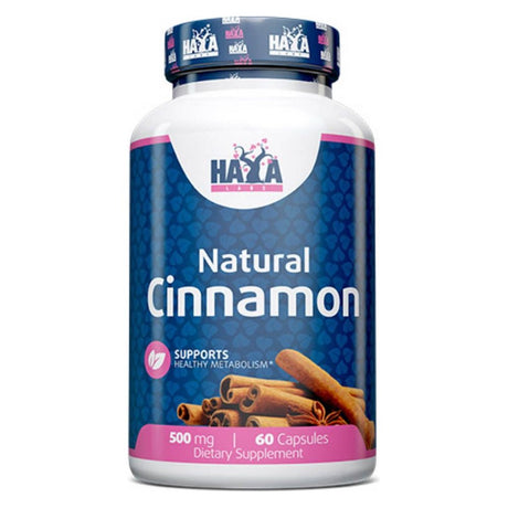 Haya Labs Organic Cinnamon 500 mg 60 caps - Sklep Witaminki.pl