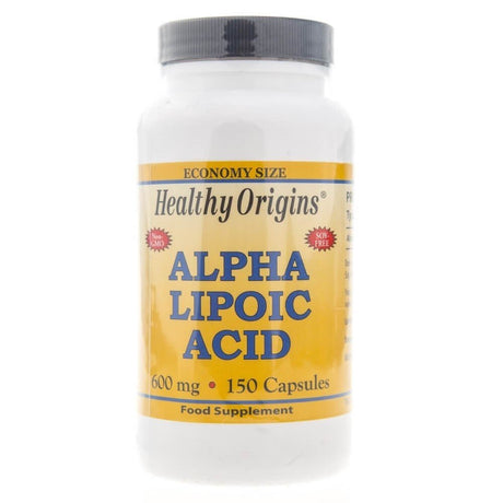 Healthy Origins Kwas Alfa Liponowy (ALA) 600 mg 150 caps - Sklep Witaminki.pl