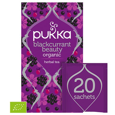 Herbata Pukka Blackcurrant Beauty Organic Tea 20 sachets - Sklep Witaminki.pl