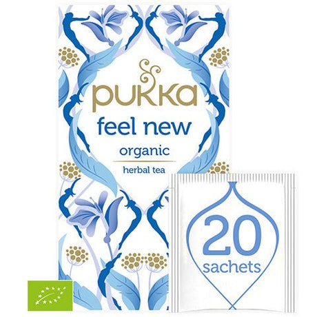 Herbata Pukka Feel New Organic Tea 20 sachets - Sklep Witaminki.pl