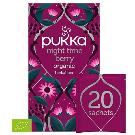 Herbata Pukka Night Time Berry Organic Tea 20 sachets - Sklep Witaminki.pl