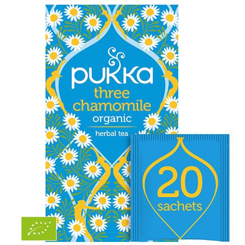 Herbata Pukka Three Chamomile Organic Tea 20 sachets - Sklep Witaminki.pl