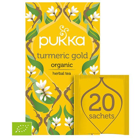 Herbata Pukka Turmeric Gold Organic Tea 20 sachets - Sklep Witaminki.pl