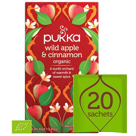 Herbata Pukka Wild Apple & Cinnamon Organic Tea 20 sachets - Sklep Witaminki.pl