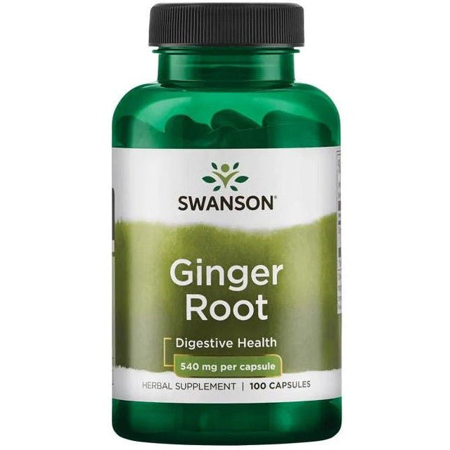 Imbir Lekarski Swanson Ginger Root 540 mg 100 caps - Sklep Witaminki.pl