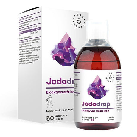 Jod Aura Herbals Jodadrop 250 ml - Sklep Witaminki.pl