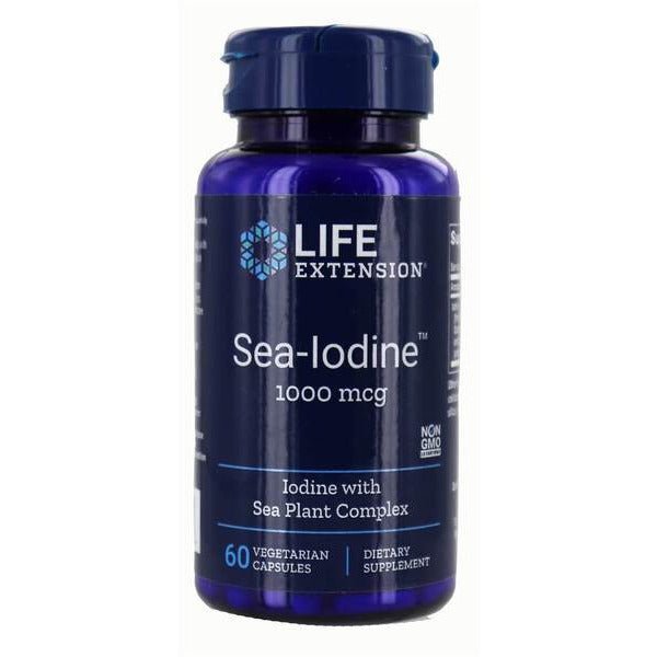 Jod Life Extension Sea Iodine 1000 mcg 60 vcaps - Sklep Witaminki.pl