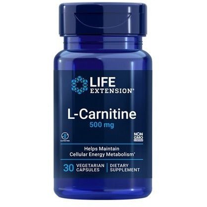 Karnityna Life Extension L-Carnitine 500 mg 30 vcaps - Sklep Witaminki.pl