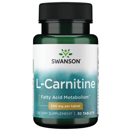 Karnityna Swanson L-Carnitine 500 mg 30 tabs - Sklep Witaminki.pl
