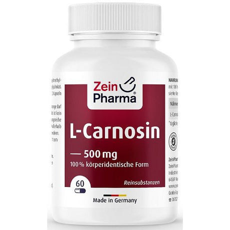 Karnozyna Zein Pharma L-Carnosine 500mg 60 caps - Sklep Witaminki.pl