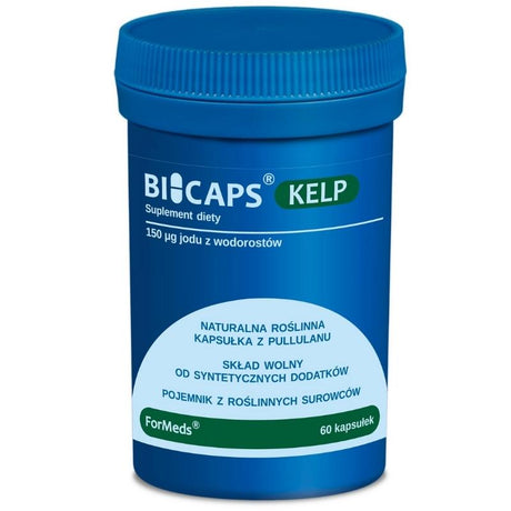 Kelp ForMeds Bicaps Kelp Jod 150µg 60 caps - Sklep Witaminki.pl