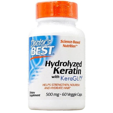 Keratyna Doctor's BEST Hydrolyzed Keratin 500 mg 60 vcaps - Sklep Witaminki.pl