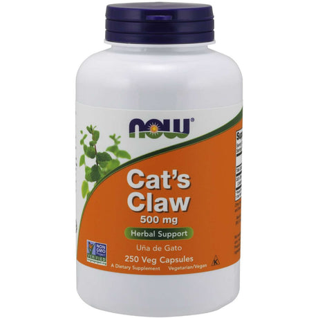 Koci Pazur NOW Foods Cat's Claw 500 mg 250 vcaps - Sklep Witaminki.pl