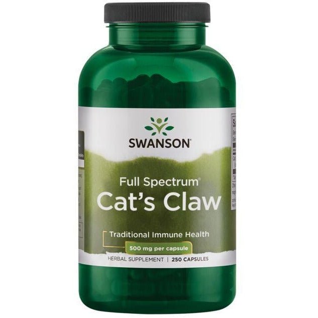 Koci Pazur Swanson Cat's Claw 500 mg 250 caps - Sklep Witaminki.pl