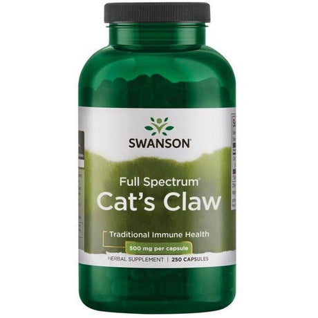 Koci Pazur Swanson Cat's Claw 500 mg 250 caps - Sklep Witaminki.pl