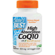 Koenzym Q10 Doctor's BEST High Absorption CoQ10 with BioPerine 400 mg 60 vcaps - Sklep Witaminki.pl