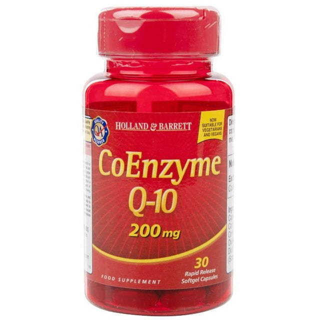 Koenzym Q10 Holland & Barrett CoEnzyme Q-10 200mg 30 caps - Sklep Witaminki.pl