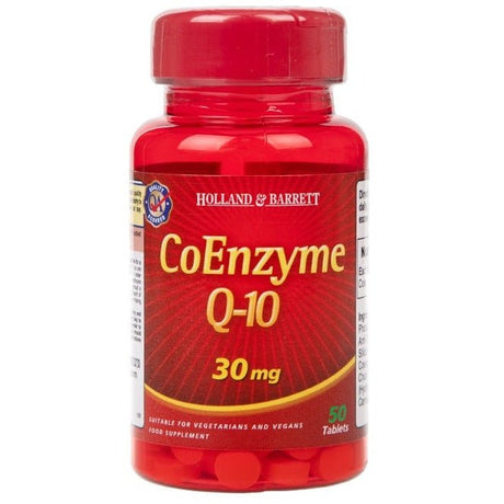 Koenzym Q10 Holland & Barrett CoEnzyme Q-10 30mg 50 tablets - Sklep Witaminki.pl