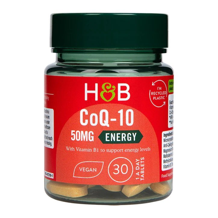 Koenzym Q10 Holland & Barrett CoQ-10 50mg 30 tabs - Sklep Witaminki.pl