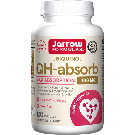Koenzym Q10 Jarrow Formulas Ubiquinol QH-absorb 100 mg 120 softgels - Sklep Witaminki.pl