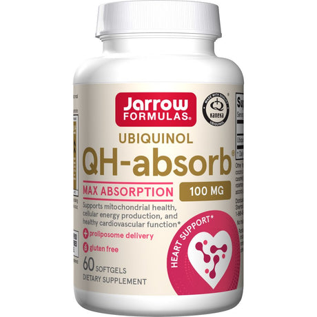 Koenzym Q10 Jarrow Formulas Ubiquinol QH-absorb 100 mg 60 softgels - Sklep Witaminki.pl
