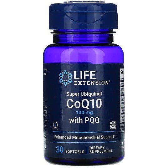 Koenzym Q10 Life Extension Super Ubiquinol CoQ10 with PQQ 100 mg 30 softgels - Sklep Witaminki.pl