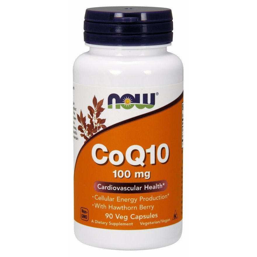 Koenzym Q10 NOW Foods CoQ10 with Hawthorn Berry 100 mg 90 vcaps - Sklep Witaminki.pl