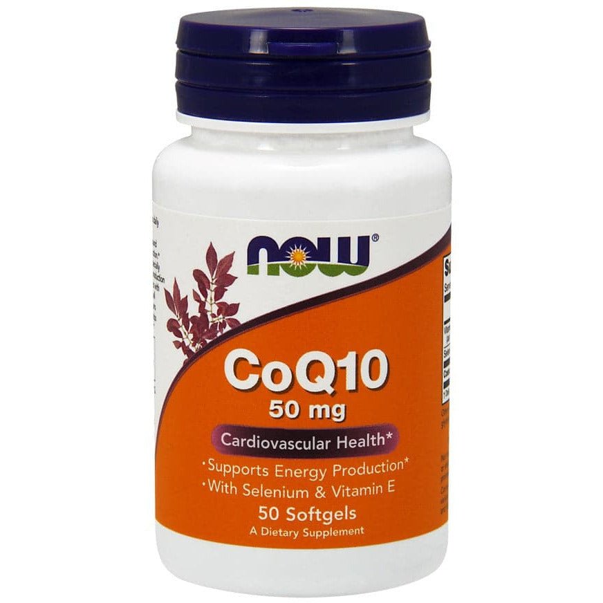 Koenzym Q10 NOW Foods CoQ10 with Selenium & Vitamin E 50 mg 50 softgels - Sklep Witaminki.pl