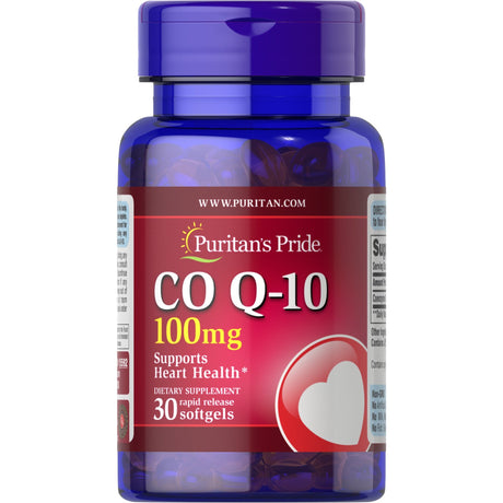 Koenzym Q10 Puritan's Pride CO Q-10 100 mg 30 softgels - Sklep Witaminki.pl