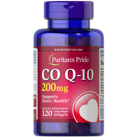 Koenzym Q10 Puritan's Pride CO Q-10 200 mg 120 softgels - Sklep Witaminki.pl