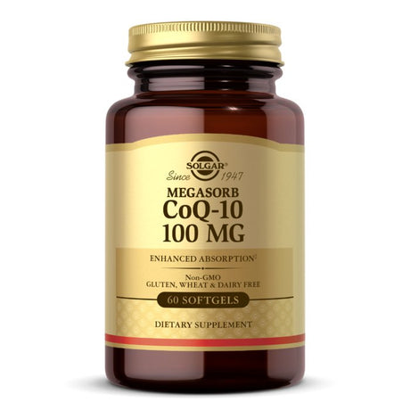 Koenzym Q10 Solgar Megasorb CoQ-10 100 mg 60 caps - Sklep Witaminki.pl