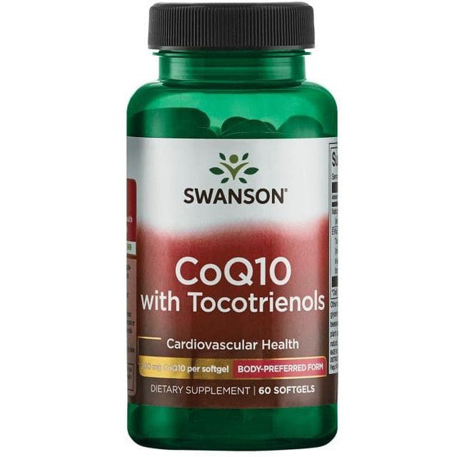 Koenzym Q10 Swanson CoQ10 200 mg with Tocotrienols 20 mg 60 softgels - Sklep Witaminki.pl