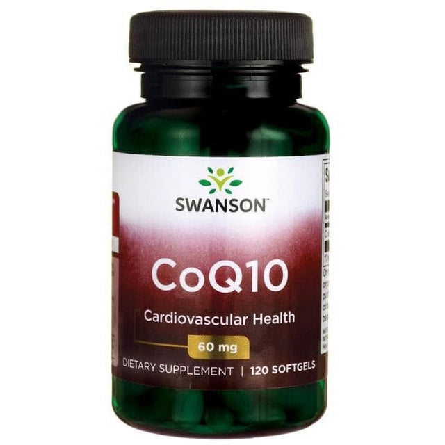 Koenzym Q10 Swanson CoQ10 60 mg 120 softgels - Sklep Witaminki.pl