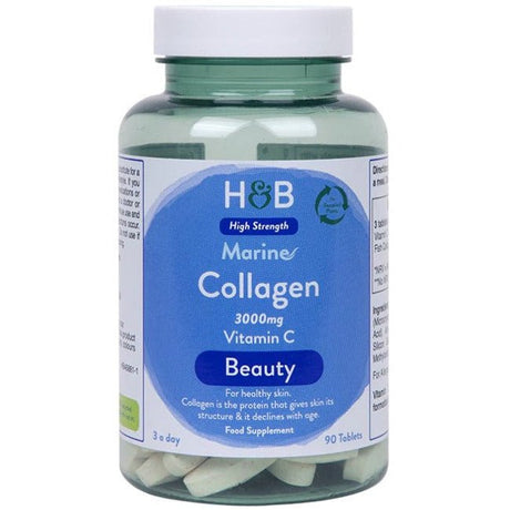 Kolagen Morski Holland & Barrett Marine Collagen with Vitamin C 90 tabs - Sklep Witaminki.pl