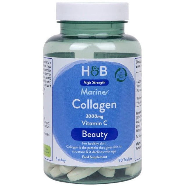 Kolagen Morski Holland & Barrett Marine Collagen with Vitamin C 90 tabs - Sklep Witaminki.pl