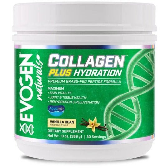 Kolagen Peptydy Evogen Collagen Plus Hydration Vanilla Bean 369 g - Sklep Witaminki.pl